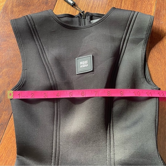 NWT MPAZ STUDIO Submerged Capsule 2022 Collection Mini Dress Black Size XS - Picture 9 of 11